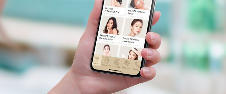 Premiera Skincare Mobile navigation